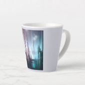 Futuristische Stadt 2 Milchtasse (Rechte Ecke)
