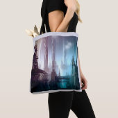 Futuristische Stadt 2 Tasche (Von Nahem)