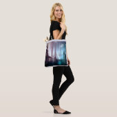 Futuristische Stadt 2 Tasche (Am Model)