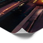 Futuristische Stadt 3 Poster (Ecke)