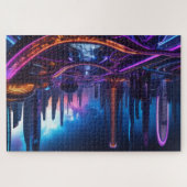 Futuristische Stadt 3 Puzzle (Horizontal)