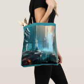 Futuristische Stadt 3 Tasche (Von Nahem)
