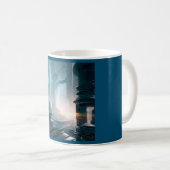 Futuristische Stadt 4 Kaffeetasse (VorderseiteRechts)