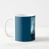Futuristische Stadt 4 Kaffeetasse (Links)
