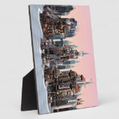 Futuristische Stadt Fotoplatte (Seite)