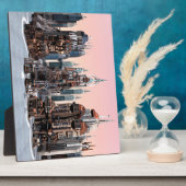 Futuristische Stadt Fotoplatte (Seite)