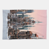 Futuristische Stadt Handtuch (Horizontal)