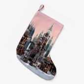 Futuristische Stadt Kleiner Weihnachtsstrumpf (Vorderansicht (hängend))