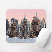Futuristische Stadt Mousepad (Mit Mouse)