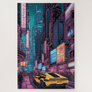 Futuristische Stadt Puzzle