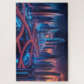 Futuristische Stadt Puzzle (Vertikal)