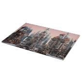 Futuristische Stadt Schneidebrett (Ecke)