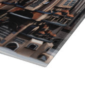 Futuristische Stadt Schneidebrett (Ecke)