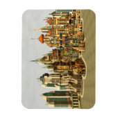 Futuristische Stadt Sci-Fi Magnet (Vertikal)