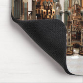 Futuristische Stadt Sci-Fi Mousepad (Ecke)