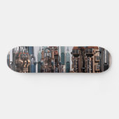 Futuristische Stadt Skateboard (Horizontal)