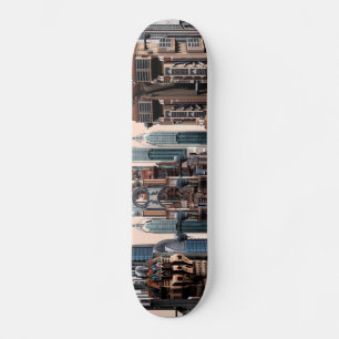 Futuristische Stadt Skateboard