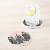 Futuristische Stadt Untersetzer (Seite)