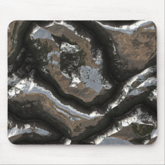 Futuristische Steinmuster 2 Mousepad