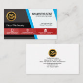 Futuristische Stylische Polygon Trapezium Web Comp Visitenkarte (Vorne/Hinten)