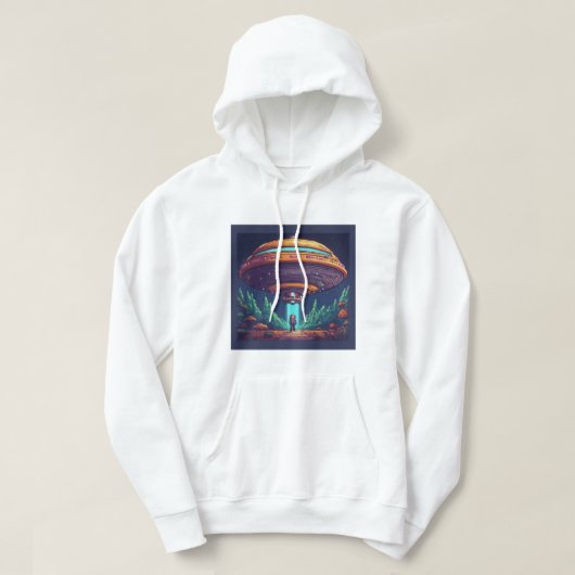 Futuristische T - Shirt-Designs Hoodie (Design vorne)