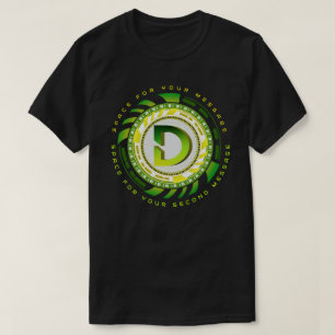 Futuristische Tech-Letter-D-Typografie benutzerdef T-Shirt