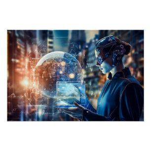 Futuristische Technologie Poster