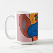 Futuristische Tierkunst  Kaffeetasse (Links)