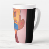 Futuristische Tierkunst Milchtasse (Rechte Ecke)
