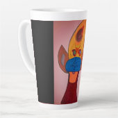 Futuristische Tierkunst Milchtasse (Linke Ecke)
