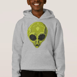 Futuristische und kosmische Stickereien Hoodie