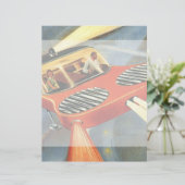 Futuristische Vintage Science Fiction (Stehend Vorderseite)