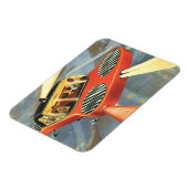 Futuristische Vintage Science Fiction Magnet (Linke Seite)