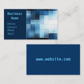 Futuristische Visitenkarte (Vorne/Hinten)