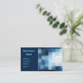 Futuristische Visitenkarte (Stehend Vorderseite)