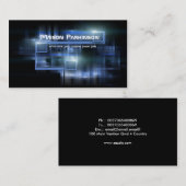 Futuristische Visitenkarte (Vorne/Hinten)