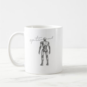 Futuristische Weltraumrakete Mars-Mission Weltra Kaffeetasse