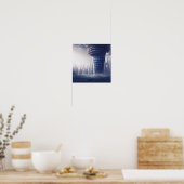 Futuristische Wohnungen Poster (Küche)