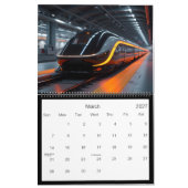 Futuristische Züge Kalender (Mär 2027)