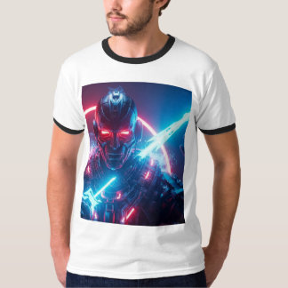 Futuristischer 3D Cinematic T - Shirt - Bold Legen