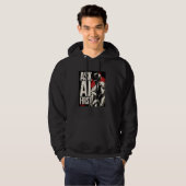 Futuristischer AI-Roboter-Humanoid-Tech-Design Hoodie (Vorne ganz)