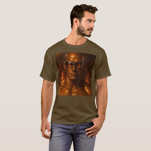 Futuristischer Android T-Shirt (Vorne ganz)