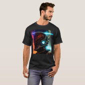 Futuristischer Astronaut 4K T-Shirt (Vorne ganz)