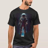 Futuristischer Astronaut T-Shirt (Vorderseite)