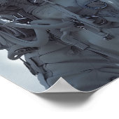 Futuristischer Astronaut - Weltraumforschungspaket Poster (Ecke)