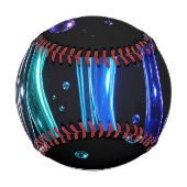 Futuristischer Chrom-Puzzlewürfel Baseball (Rückseite)