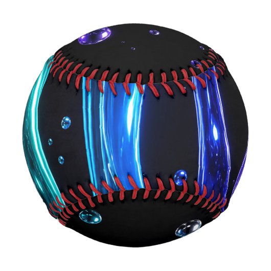 Futuristischer Chrom-Puzzlewürfel Baseball (Vorderseite)