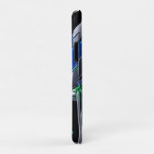 Futuristischer Chrom-Puzzlewürfel Case-Mate iPhone Hülle (Hinten/Rechts)