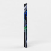 Futuristischer Chrom-Puzzlewürfel Case-Mate iPhone Hülle (Hinten/Rechts)