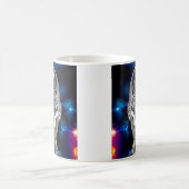 Futuristischer Chromroboter Kaffeetasse (Mittel)